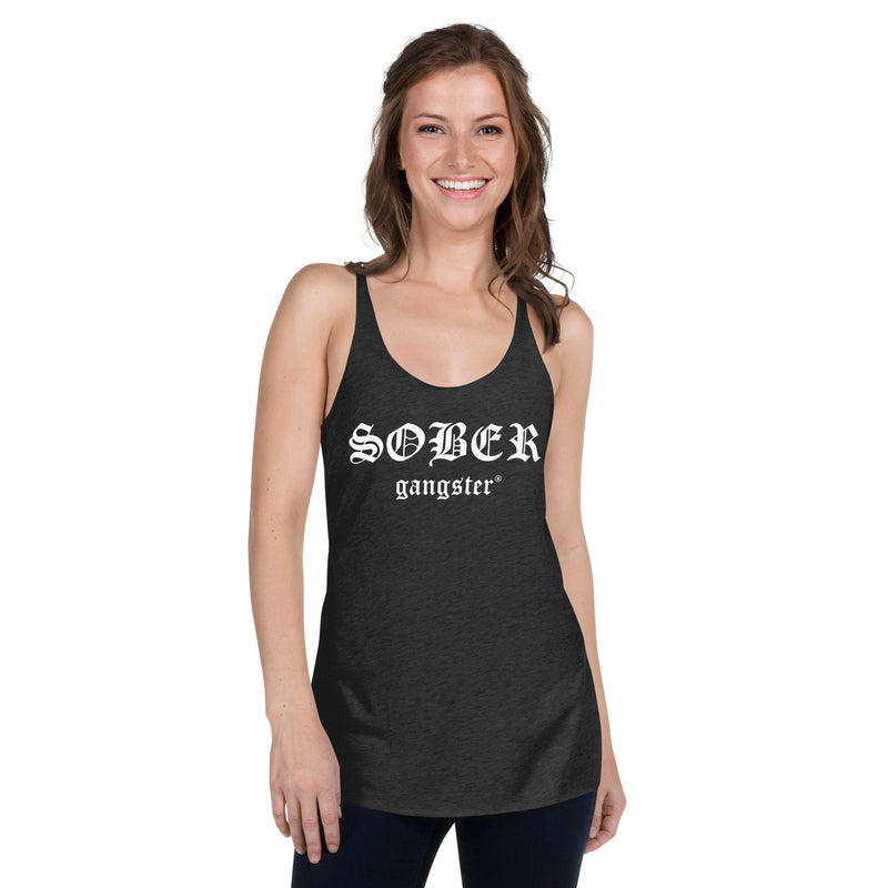 Sober Gangster Women's Racerback Tank